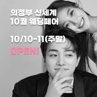 의정부 더셜리 웨딩페어 - 경기 의정부시 평화로 525 (의정부동 168-54)신세계백화점 의정부점 8층LG전자베스트샵 특별행사장 웨딩박람회