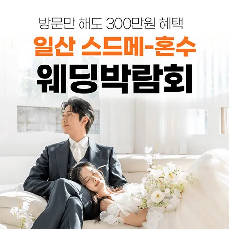 웨딩더하기 일산 킨텍스 현대백화점 웨딩박람회 - 경기 고양시 일산서구 호수로 817 8층 LG전자베스트샵 현대킨텍스점 행사장 웨딩박람회
