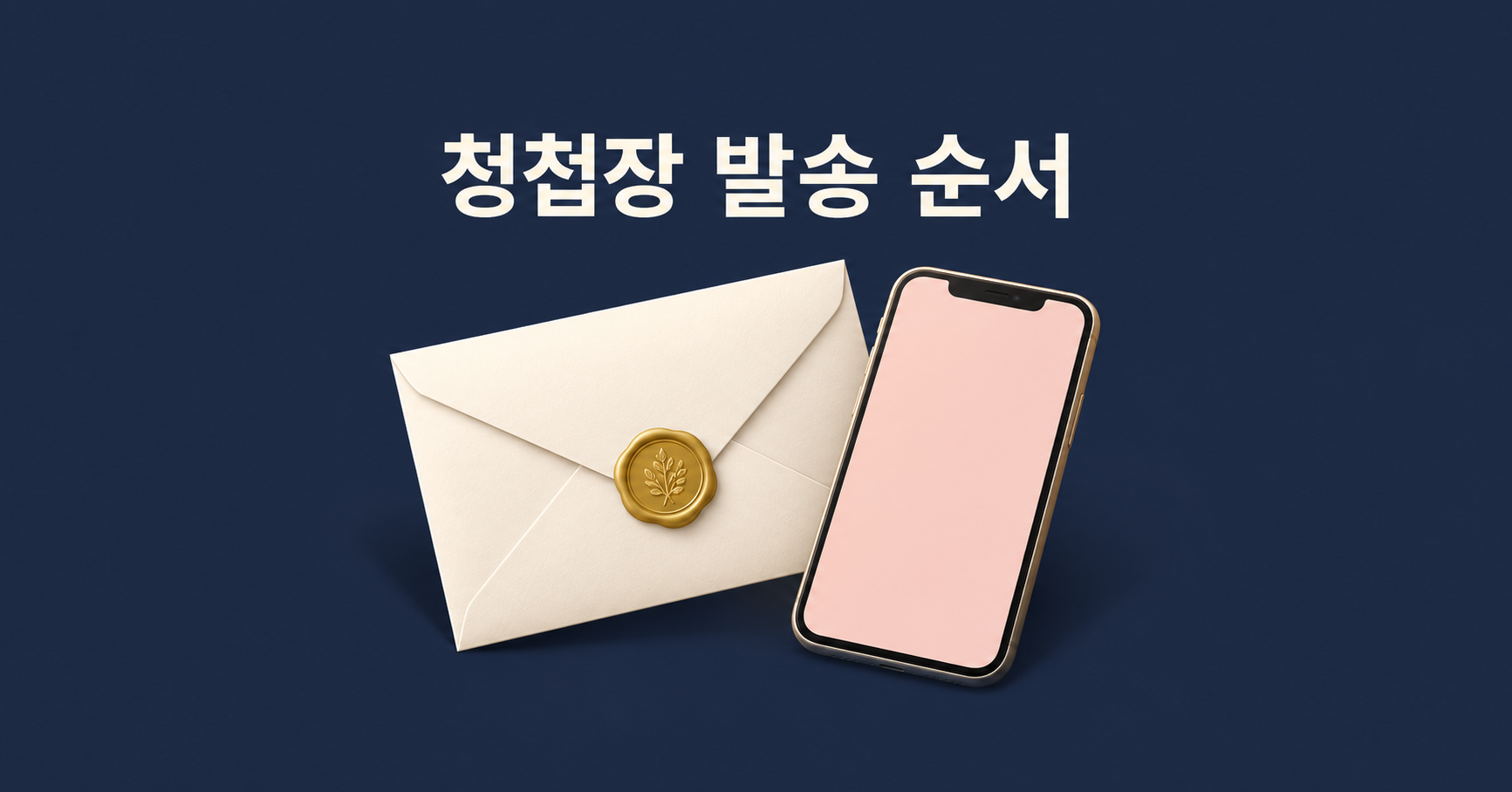 청첩장 돌리는 시기와 모바일·종이 발송 순서